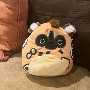 Squishmallows Hyena Animal Tan and Brown Plush Toy